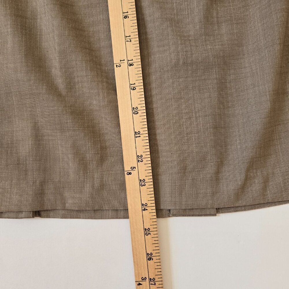 New York & Company Stretch Light Brown Straight Skirt Size 14 - Picture 5 of 11